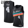 Dres San Antonio Spurs De Aaron Fox Nike 2025-26 City Edition Crno Swingman - Dječji